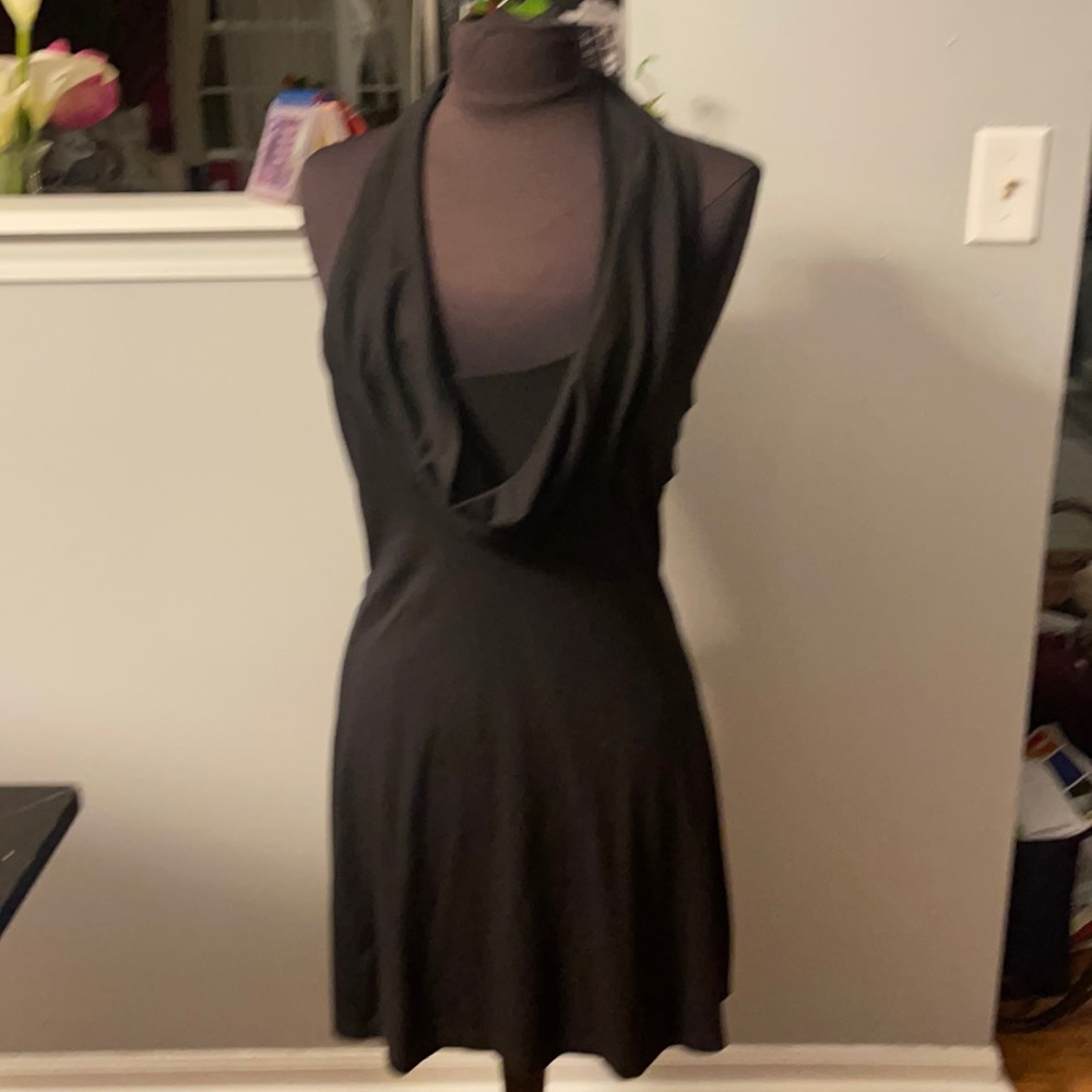 Casual black dress
